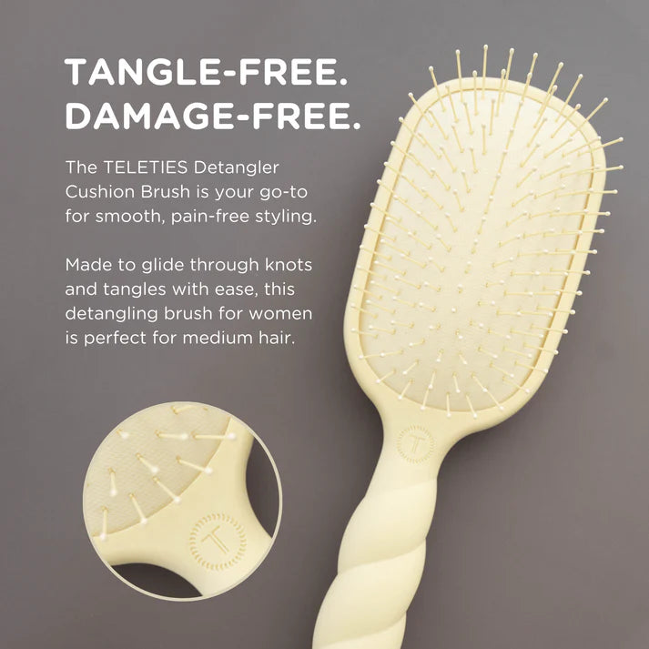 Teleties Detangler Hair Brush - Medium Hair