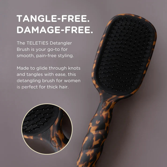 Teleties Detangler Brush - Thick Hair