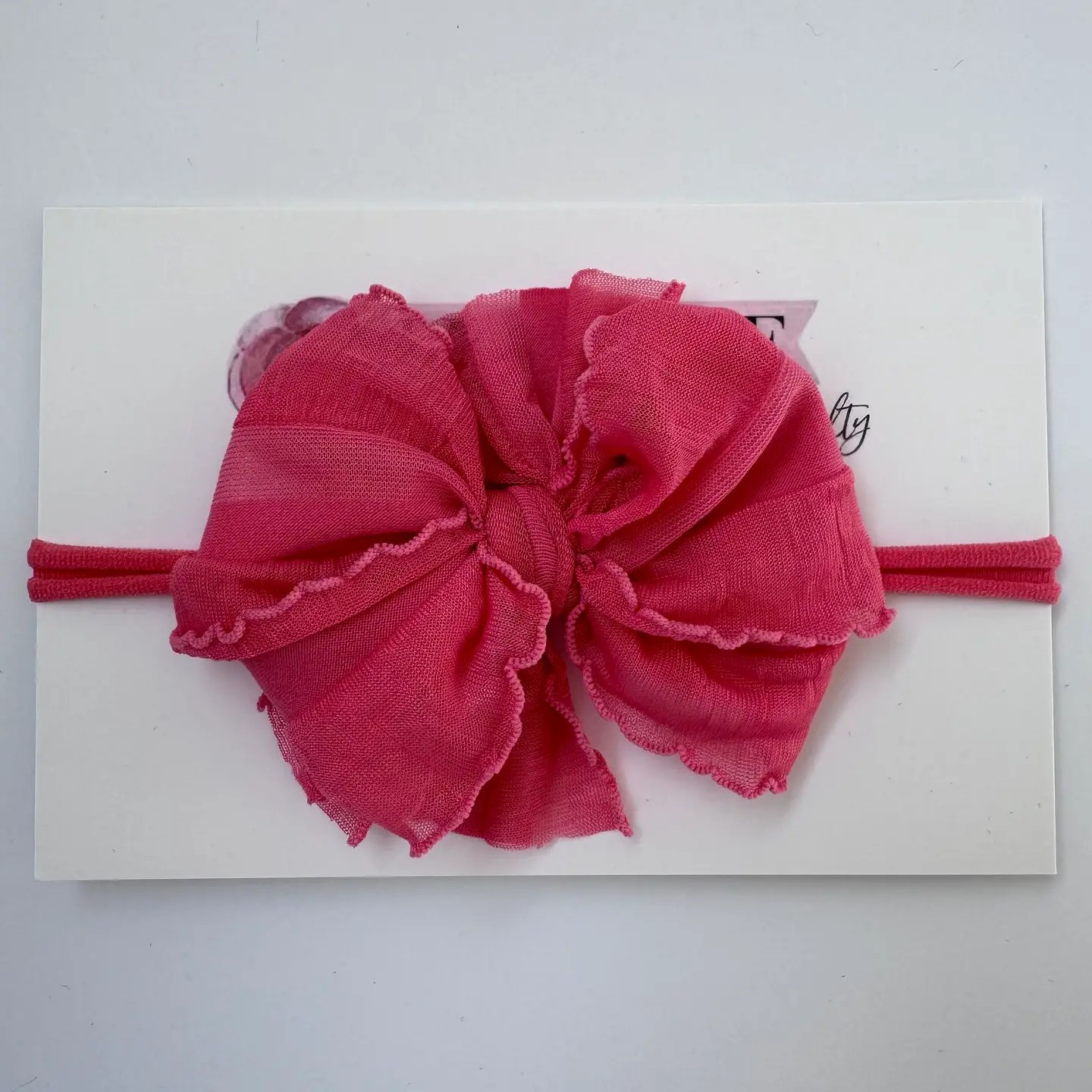 RR Skinny Mini Ruffled Headband