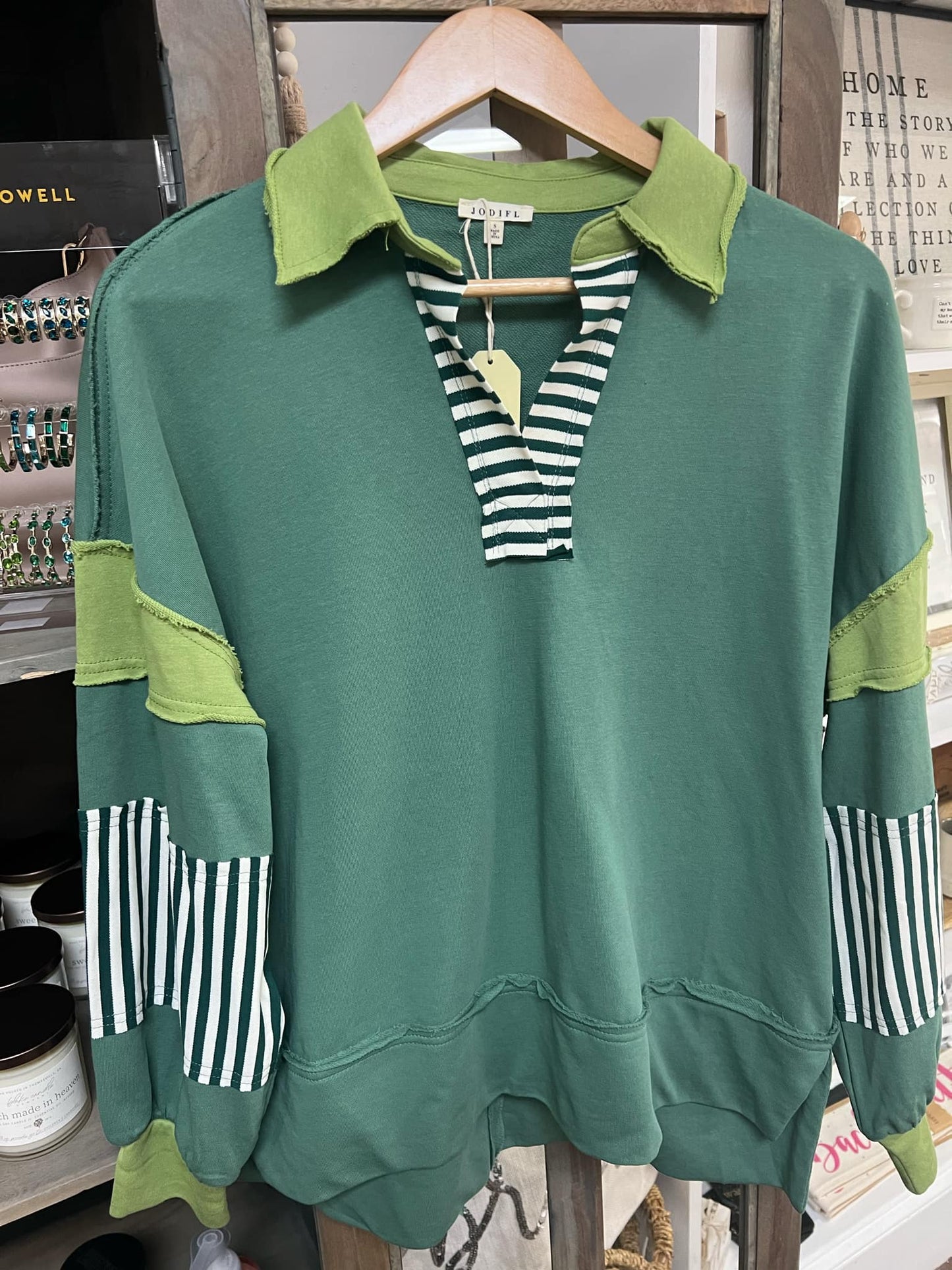 Jodifl Striped Rugby Shirt