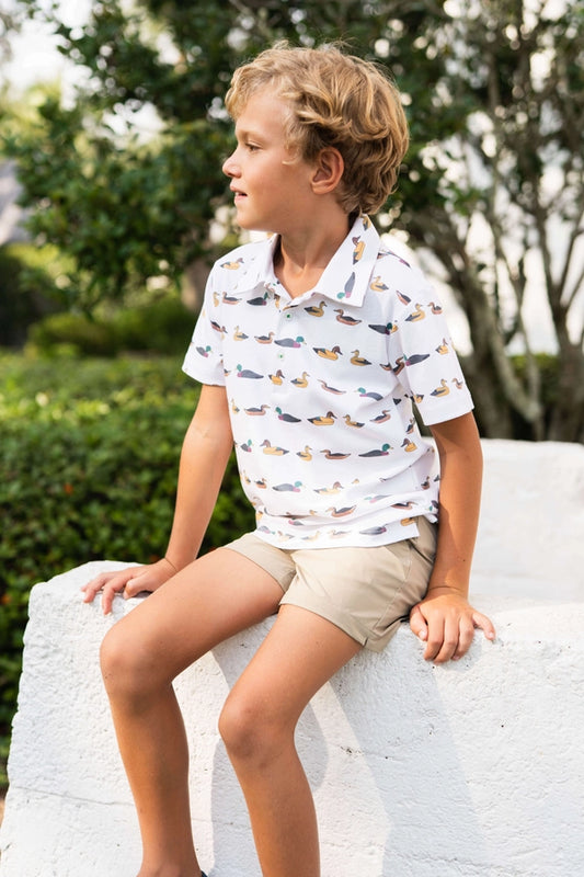 Saltwater Boys Signature Boys Mallards Polo