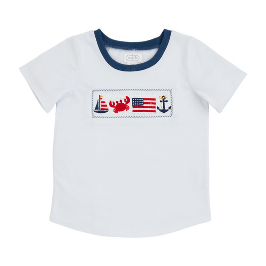 MP Sail Away Smocked Toddler Tee