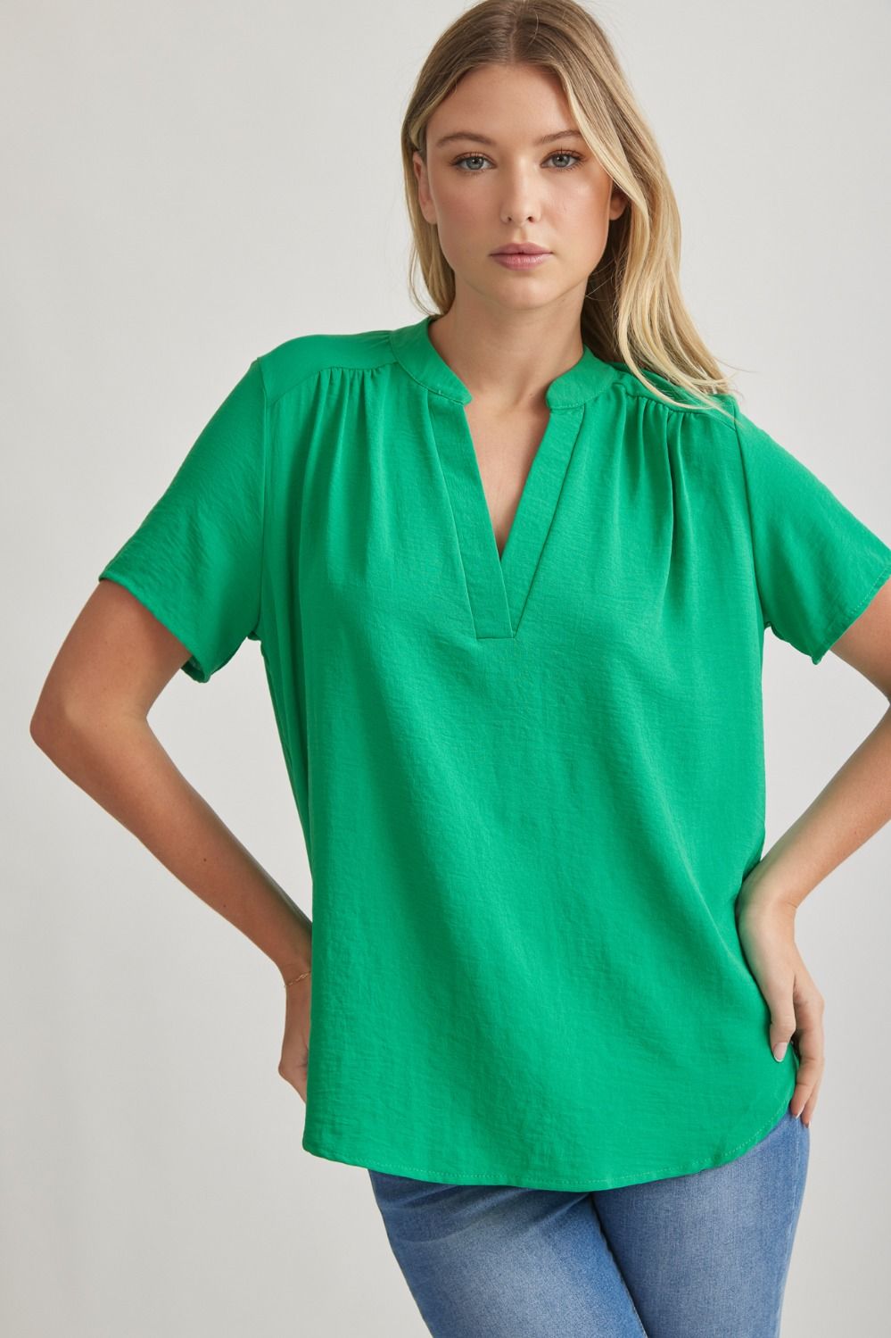 Entro Tunic Neckline Top - BEST Seller!