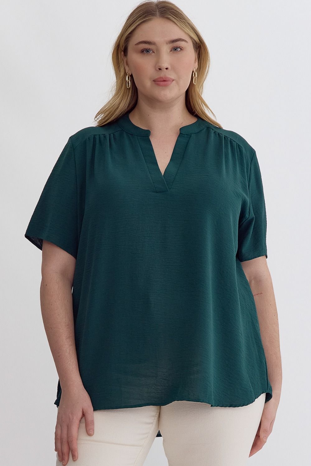 Entro Tunic Neckline Top - BEST Seller!