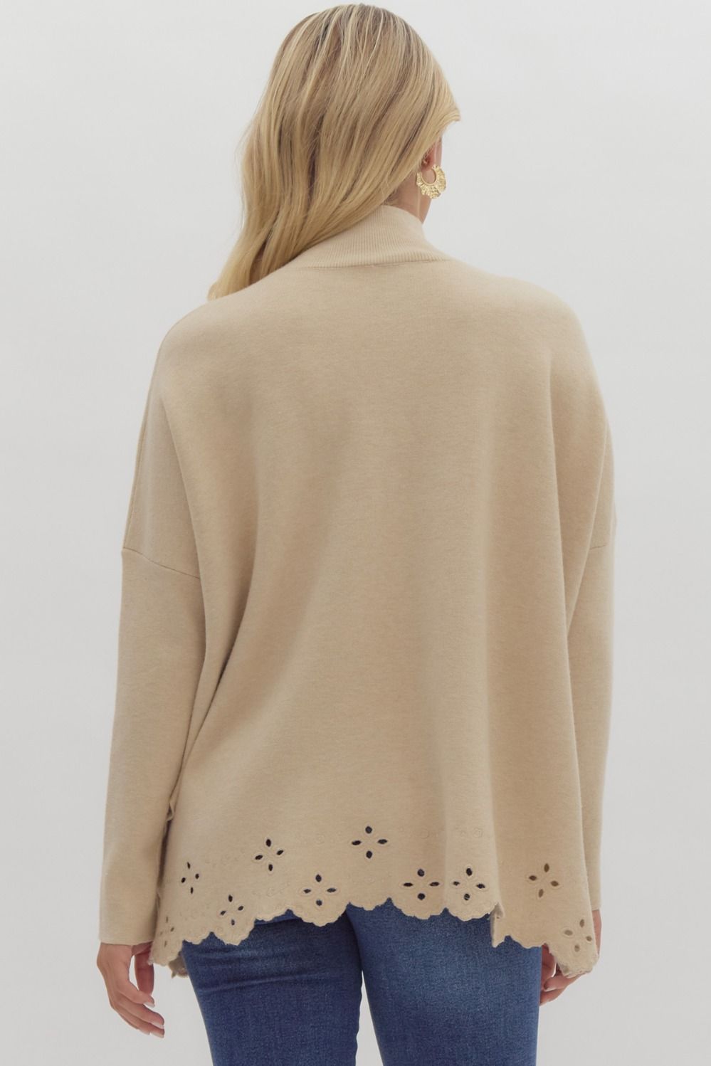 Entro Laser Cut Embroidery Sweater