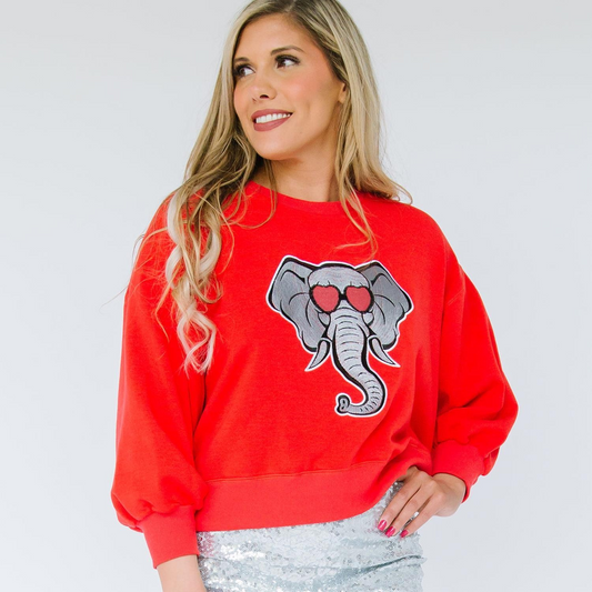 MM Millie Sweatshirt - Alabama Elephant