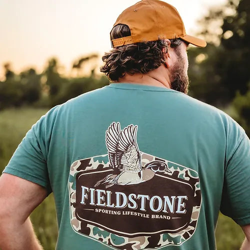 Fieldstone Tee - Camo Wood Duck