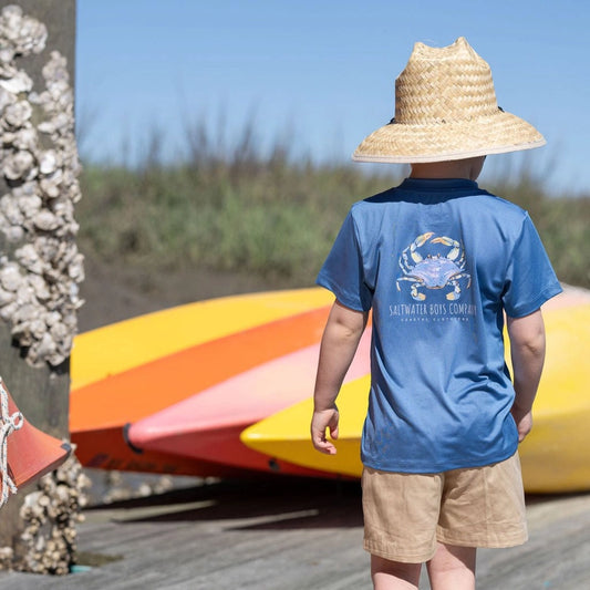 Saltwater Boys Crab Performance Tee