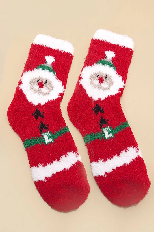 BF Holiday Fluffy Socks