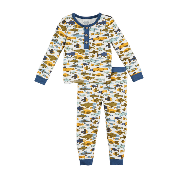 Mudpie Glow In The Dark Gone Fishing PJs