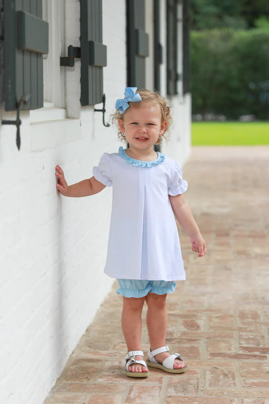 Trotter Street Harriet Bloomer Set - Blue