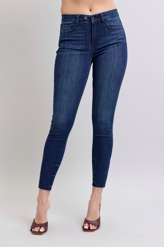 Judy Blue Skinny with Raw Hem 82628