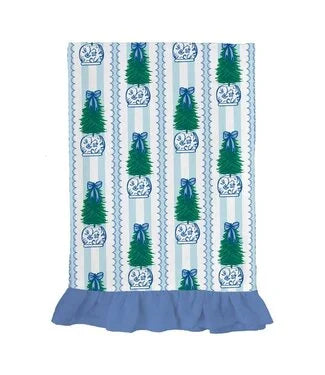 Mary Square Christmas Ginger Jar Hand Towels