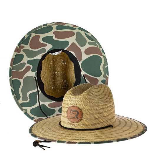 Fieldstone Roost Camo Straw Hat