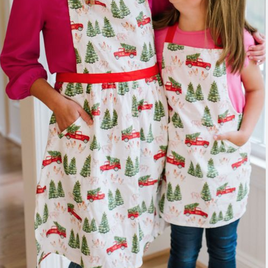 B&B Kids Apron - Red Truck