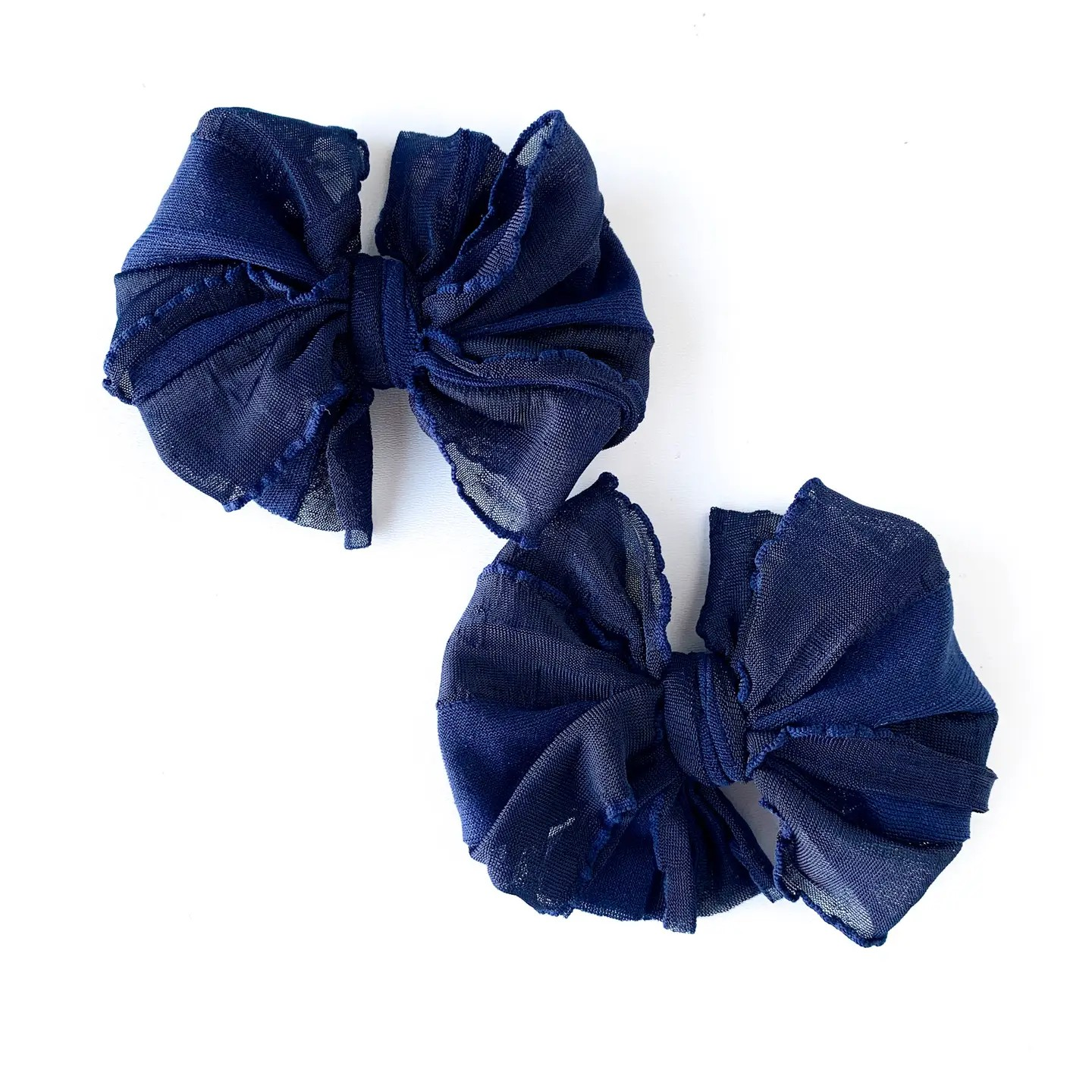 RR Ruffle Piggy Tail Clip Set