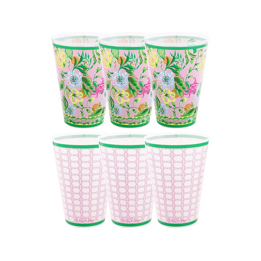 Lilly Pulitzer Pool Cups