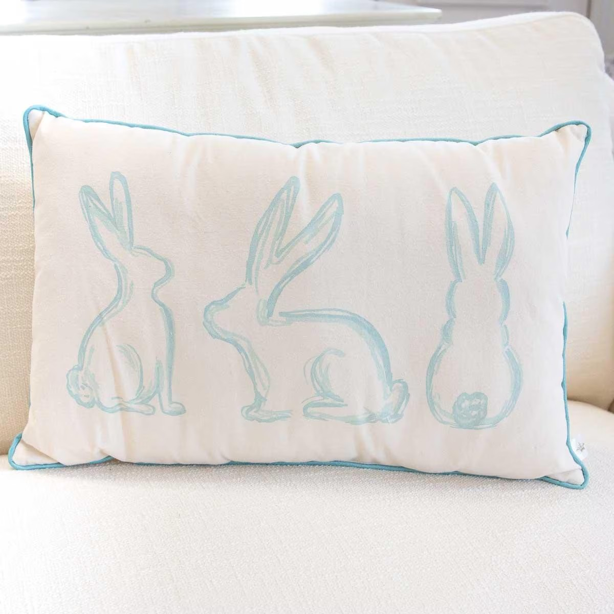 TRS Lily Belle Bunny Lumbar Pillow