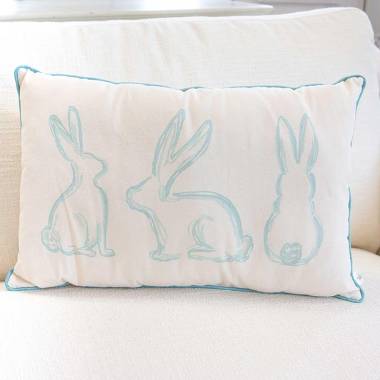 TRS Lily Belle Bunny Lumbar Pillow