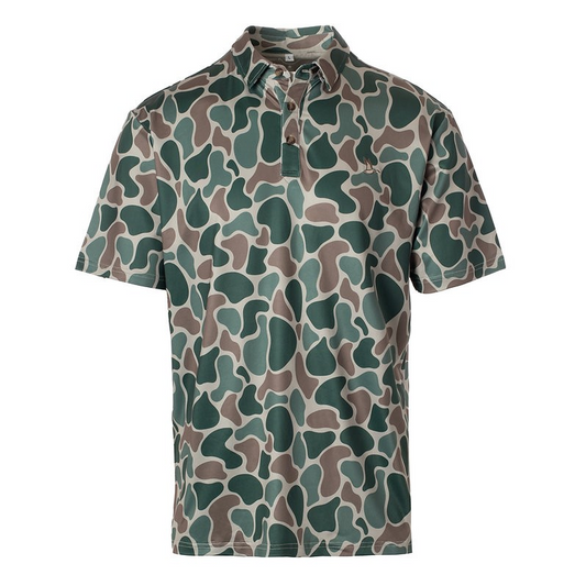 Fieldstone Roost Camo Polo