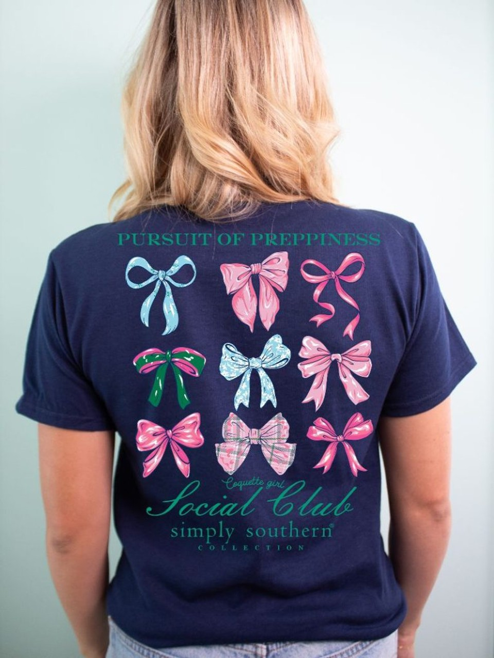 Simply Southern Tee - Social Club Bow