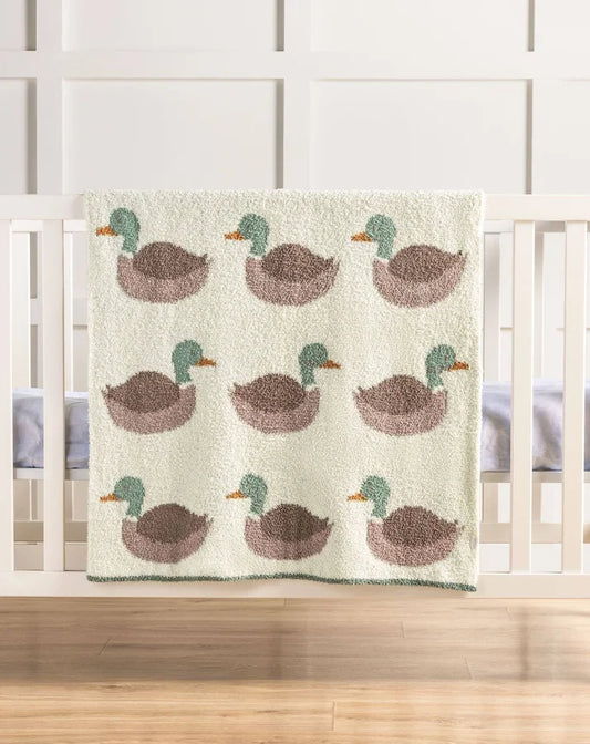 Mudpie Mallard Chenille Baby Blanket