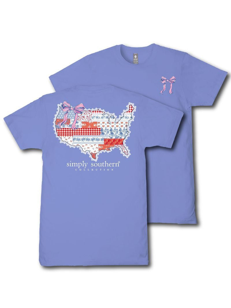 Simply Southern Tee - USA Patch