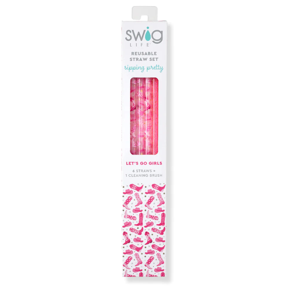 SWIG Reusable Straw Set