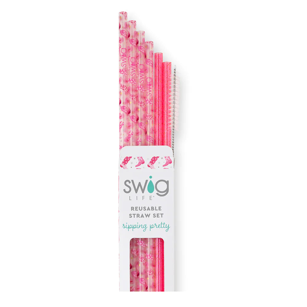 SWIG Reusable Straw Set