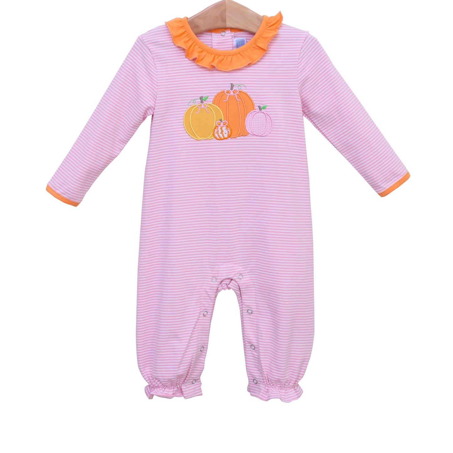 TS Pumpkin Patch LS Romper