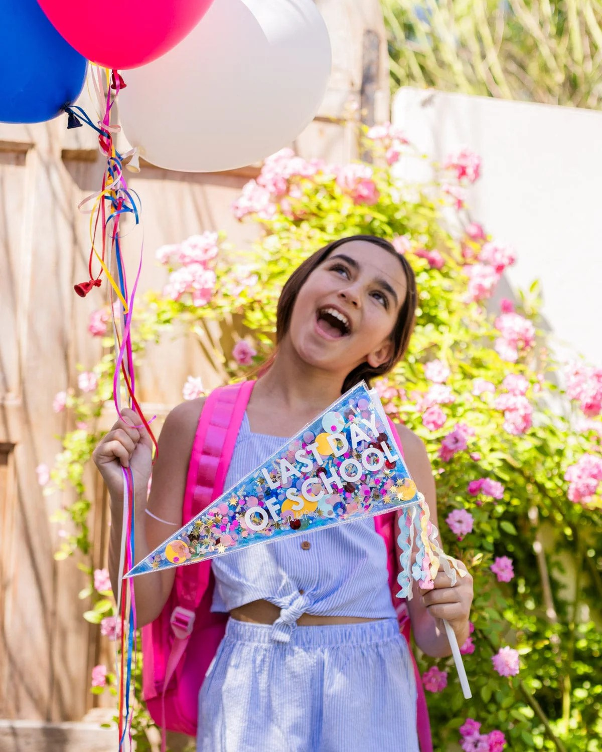 PP Back to School Confetti Pennant