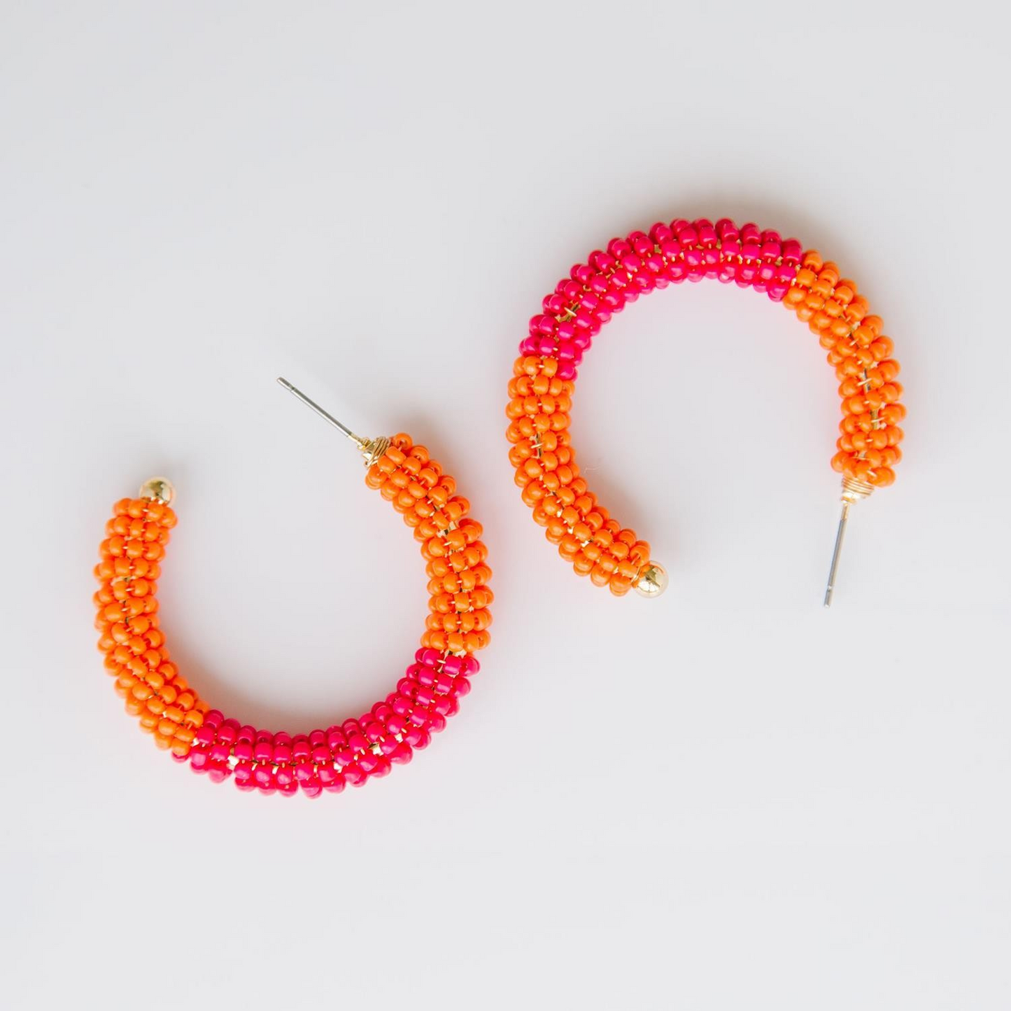 MM Staci Earrings - Pink/Orange