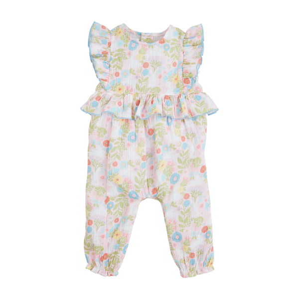 Mudpie Gauze Bunny Print Longall