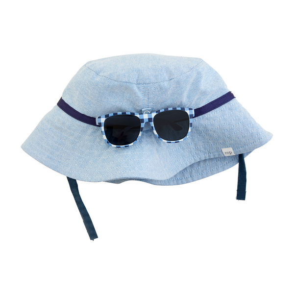 Mudpie Toddler Hat + Sunglass Set