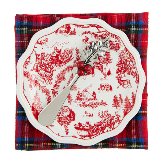 Mudpie Toile Appetizer Set