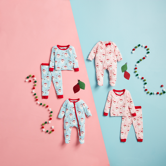 Mudpie Santa Glow Pajamas