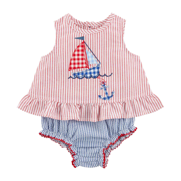 MP Boat Pinafore Set