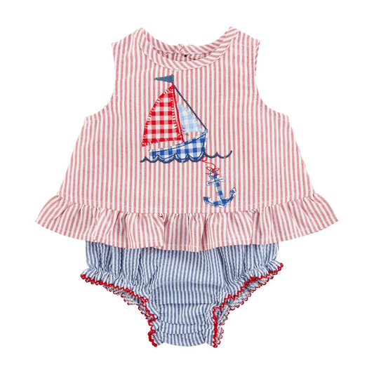 MP Boat Pinafore Set