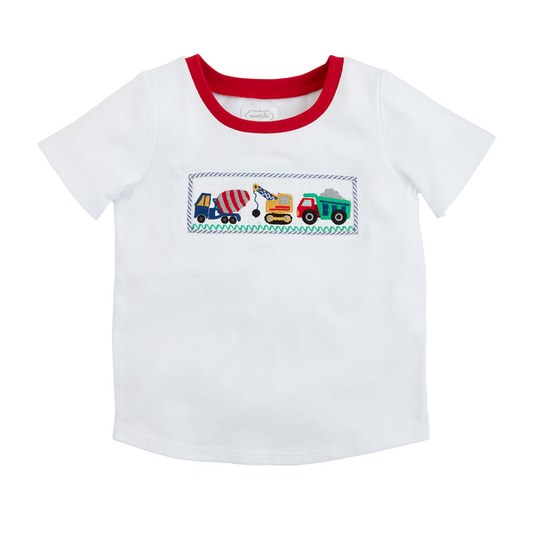 Mudpie Truck Toddler Smock Tee