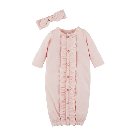 Mudpie Pink Ruffle Take Me Home Set