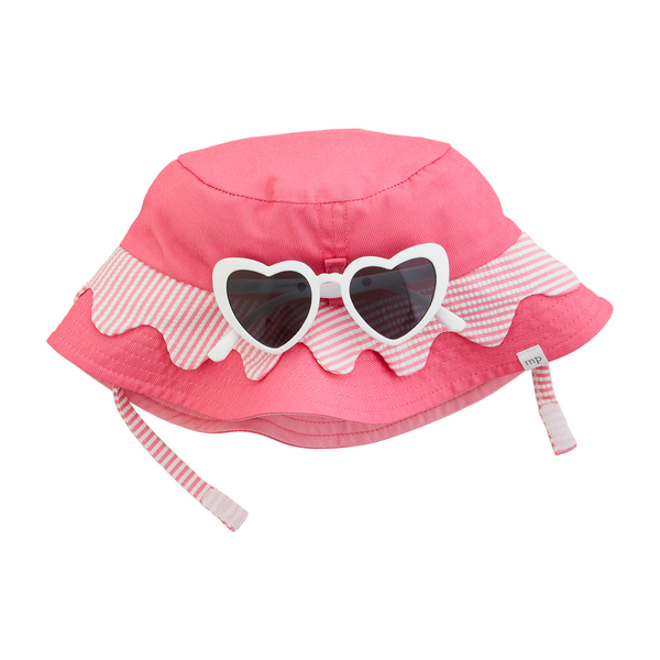 Mudpie Toddler Hat + Sunglass Set
