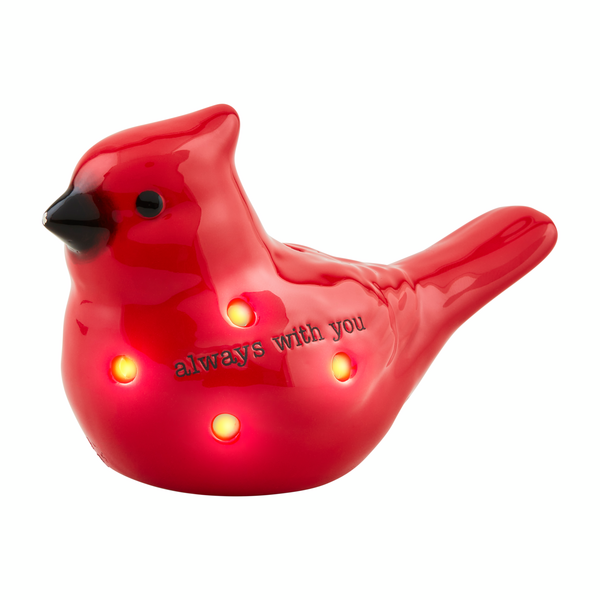 Mudpie Light Up Cardinal Sitter