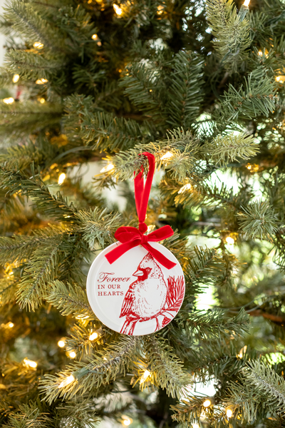 Mudpie Boxed Cardinal Disc Ornament