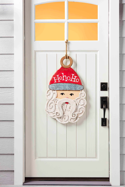 Mudpie Santa Swirl Door Hanger