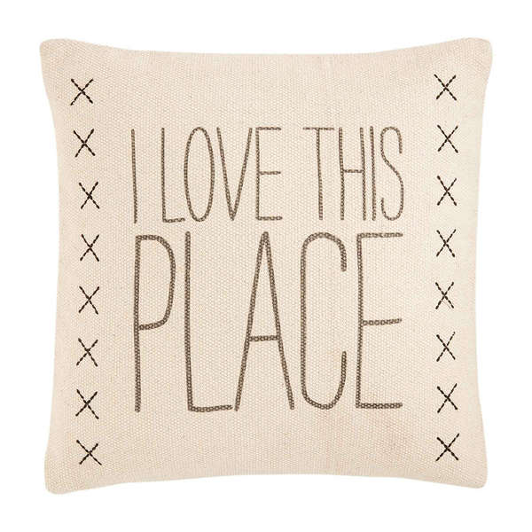 Mudpie Square Canvas Home Pillows